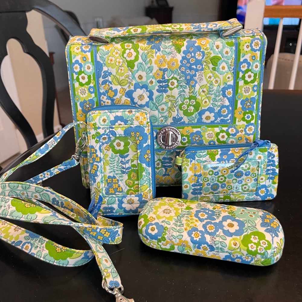 Vera Bradley Purse W/Top Handle Crossbody Strap RETIRED - Picture 9 of 11